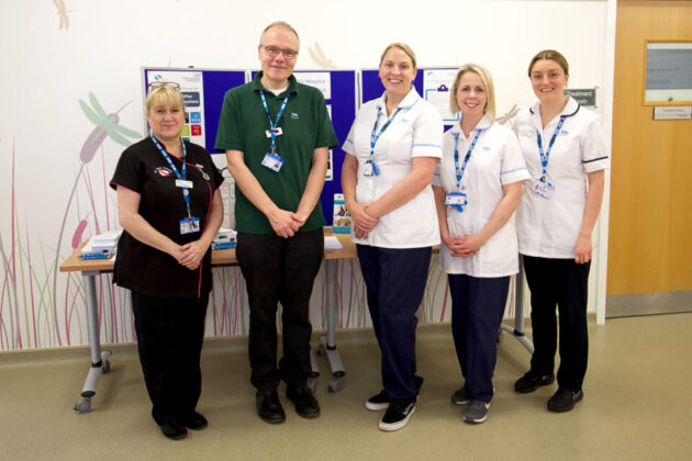 Sally Wheater and the St John’s Day Therapy Unit team